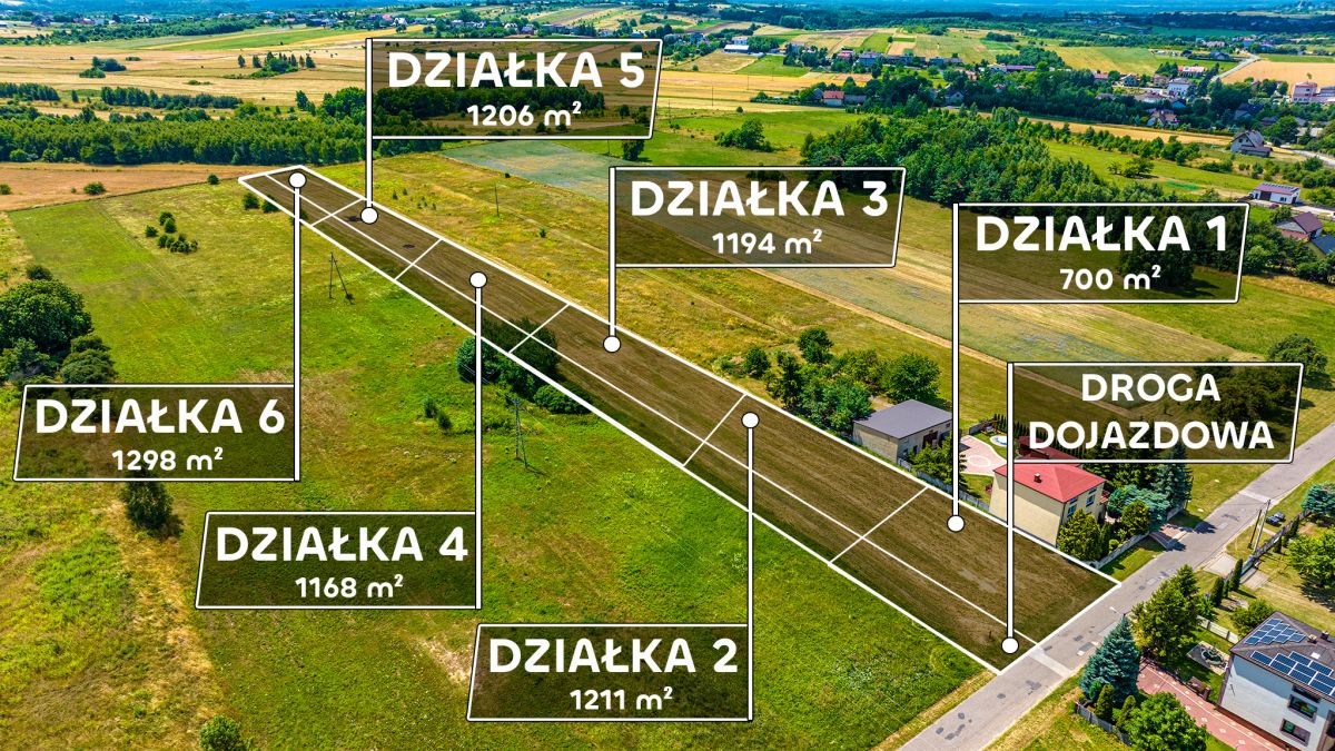 967 m2 dzałka budowlana+230 rolna.